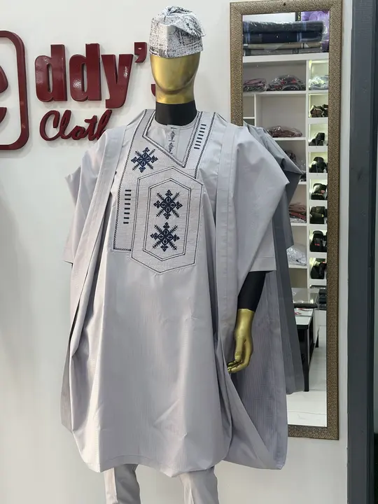 Agbada, three pieces